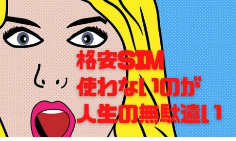 格安SIMをわかりやすく