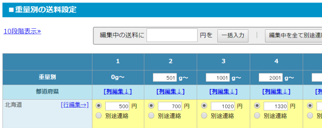 送料を安くする