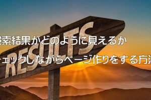 検索結果がどのように見えるか