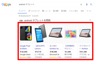 Googleショッピング広告