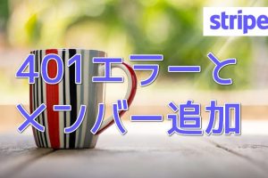 Stripeエラーとメンバー追加